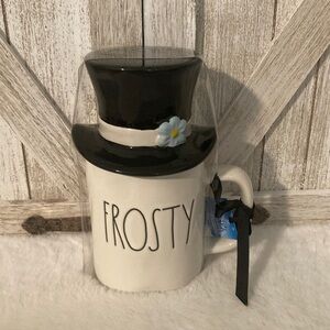 Rae Dunn Frosty Mug with Topper